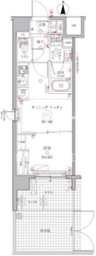 クレイシアIDZ北赤羽 101 間取り図