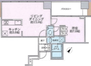 プレミストタワー白金高輪 1902 間取り図 ?>