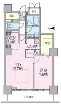 ロイヤルパークスタワー南千住 2904 間取り図