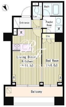 シティカレント南青山 503 間取り図
