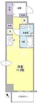スタイリオ中延 704 間取り図