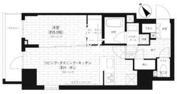 ステージグランデ台東根岸アジールコート 1405 間取り図