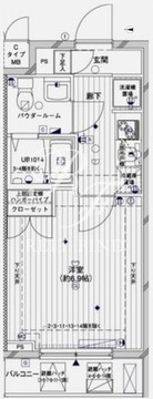 メインステージ両国 6F 間取り図