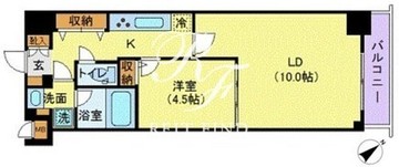 ミェーレ日本橋 202 間取り図