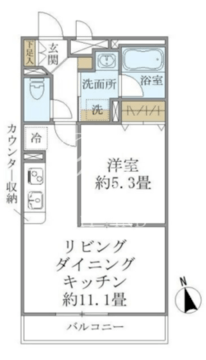 ブリリアイスト東雲キャナルコート 102 間取り図