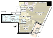 マイタワーレジデンス 1112 間取り図