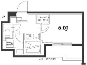 アジールコート品川中延 204 間取り図