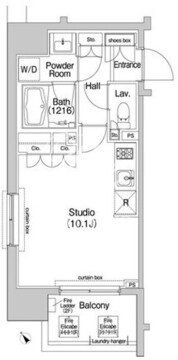 コンフォリア東池袋イースト 302 間取り図