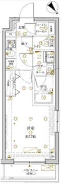 クレイシアIDZ学芸大学 505 間取り図