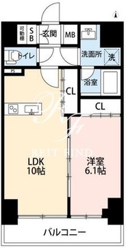 日神デュオステージ両国 503 間取り図