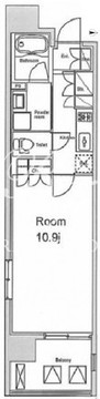 プレミアムキューブ秋葉原 601 間取り図