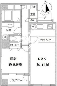ラクラス田原町 701 間取り図