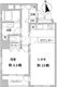 ラクラス田原町 701 間取り図