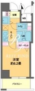 カスタリア新富町3 602 間取り図