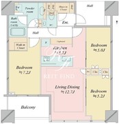 白金ザ・スカイ E-3013 間取り図