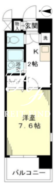 イーストコート芝 606 間取り図
