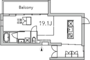 グランデュオ代々木2 308 間取り図