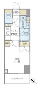 プランドール水天宮 903 間取り図