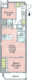 クレストコート新宿山吹町 403 間取り図