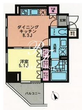 プライムアーバン目黒青葉台 802 間取り図