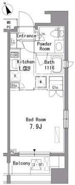 パークアクシス西ヶ原 703 間取り図