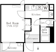 ヴィレッタ大森 403 間取り図
