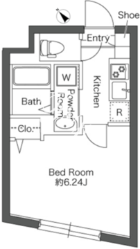 エルファーロ大塚4 502 間取り図
