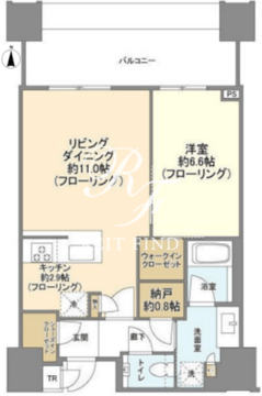 白金ザ・スカイ E-1419 間取り図