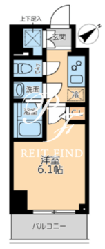 プライマル品川大森海岸 1505 間取り図