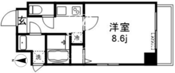 ブレスレジデンス扇橋 302 間取り図