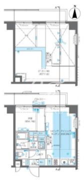 ズーム神宮前 1204 間取り図