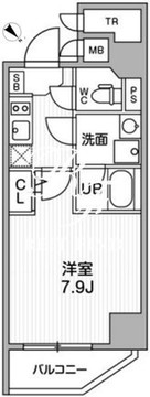 オルタナ北品川 602 間取り図