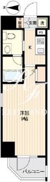オーキッドレジデンス蔵前 502 間取り図