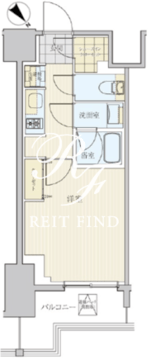 リビオメゾン南砂町 412 間取り図