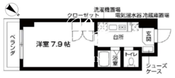 ローズウッド・ハイツ門前仲町 1013 間取り図