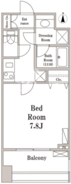 パークハビオ京橋 905 間取り図