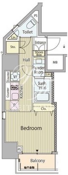 レジデンス高輪台 701 間取り図
