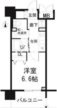 プライムアーバン錦糸公園 1203 間取り図