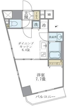 KDXレジデンス元浅草 904 間取り図