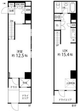 ハイリーフ芝大門 101 間取り図
