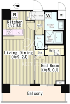 エディアン目黒本町 306 間取り図