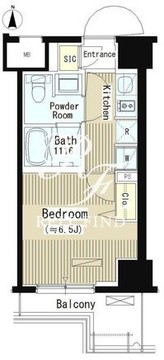 パークアクシス蒲田弐番館 202 間取り図