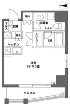 カスタリア森下2 201 間取り図