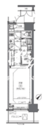 ズーム日本橋馬喰町 1102 間取り図