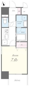 メッツァ森下 303 間取り図