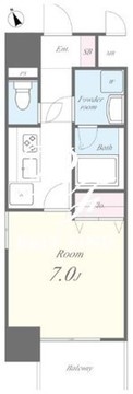 メッツァ森下 703 間取り図