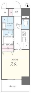 メッツァ森下 702 間取り図