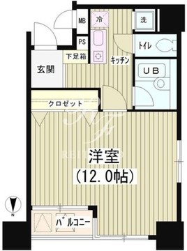 アクアコート 301 間取り図