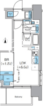 クレヴィアリグゼ錦糸町 403 間取り図