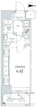 ログ浅草 1301 間取り図